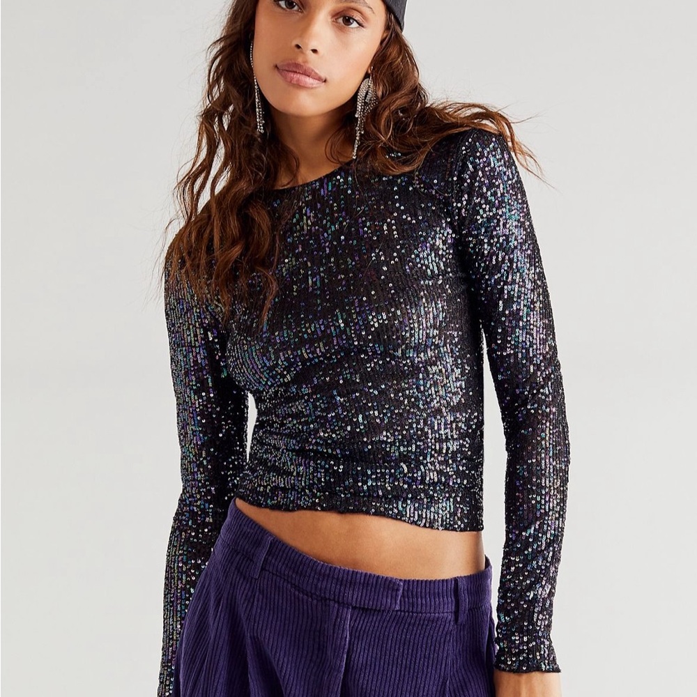 Free People Gold Rush Long Sleeve